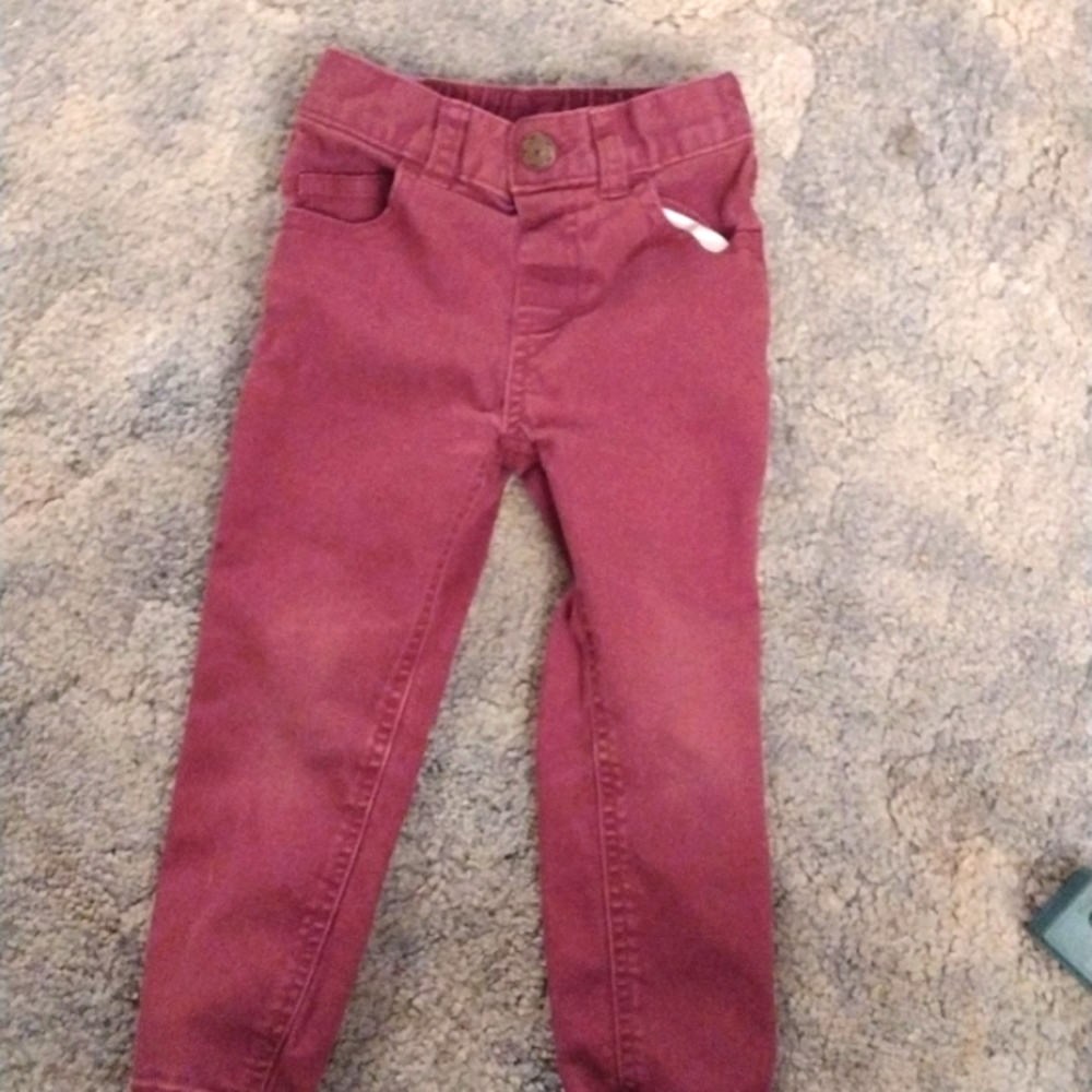 Garanimals baby toddler burgundy jeans 3T